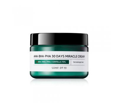 SOME BY MI AHA-BHA-PHA 30 Days Miracle Cream Крем с AHA/BHA/PHA кислотами для проблемной кожи, 50 мл