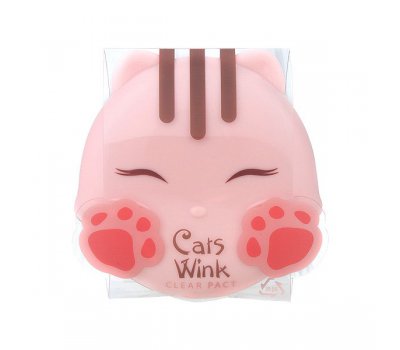 Пудра для лица Cats Wink Clear Pact Tony Moly (Clear Skin)