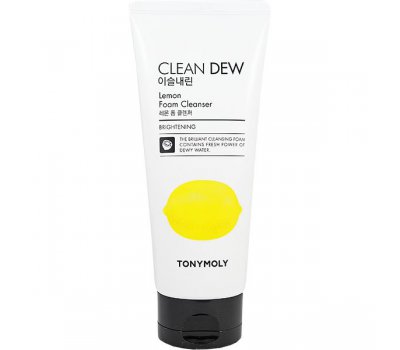 Пенка с экстрактом лимона Clean Dew Lemon Foam Cleanser Tony Moly