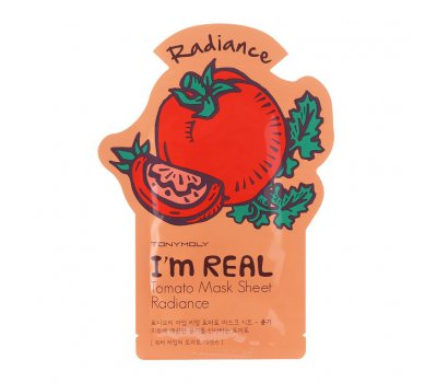 Тканевая маска с томатом I'm Real Tomato Mask Sheet Tony Moly