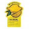 Тканевая маска с экстрактом лимона I'm Real Lemon Mask Sheet Tony Moly, 21 мл